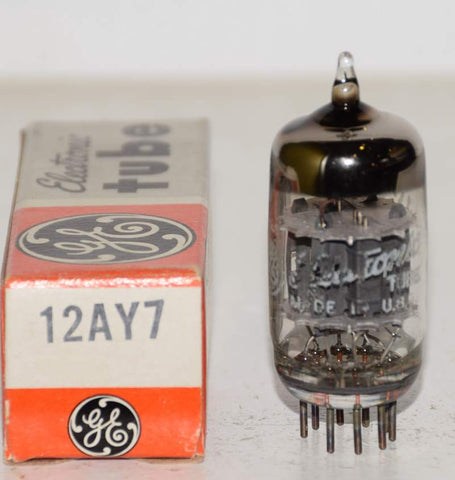 (!!) (BEST VALUE) 12AY7 GE NOS 1966 (2.3/1.9ma)