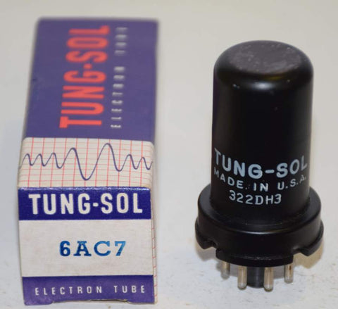 6AC7 Tungsol NOS 1950's (14.4ma) (high ma)