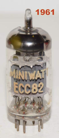 (!!!!) (Holland Single) 12AU7 Philips Miniwatt Holland like new 1961 large