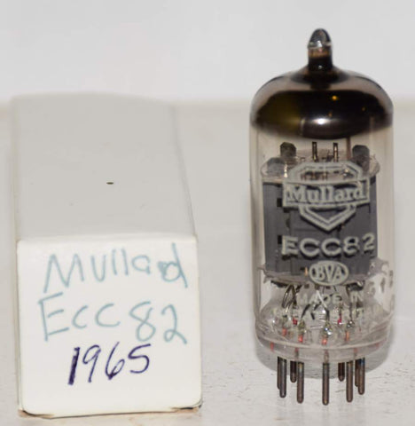 (!!!!) (Best Single #2) 12AU7=ECC82 Mullard UK shield logo NOS 1965 (11.2/12.6ma) (smooth rich sound) (Copy)