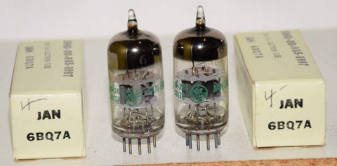 (!!!!) (GE Pair) 6BQ7A GE NOS