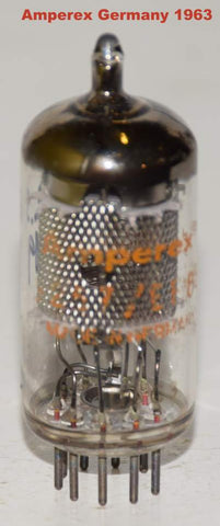 EF86 Amperex Germany by Valvo used/good 1963 (2.5ma)