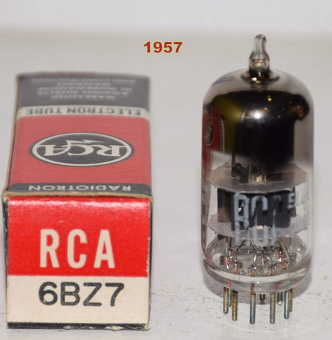 (!!!) (Recommended Single) 6BZ7 RCA black plates