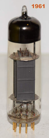 (!!!) (Recommended Single) E80CC=6085 Philips Holland tests like new 1961 no printing (6.7ma/6.8ma)