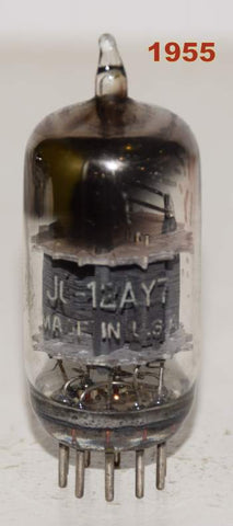 (!!!) (Single 1955) JG-12AY7 GE