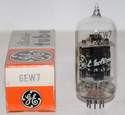 (!!) 6EW7 Sylvania BIG BOTTLE branded GE NOS 1960's (3.5/36.5ma)