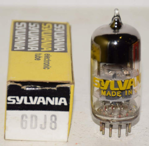 (!!) (Best Single) 6DJ8 Sylvania NOS 1970 (22ma and 21ma)