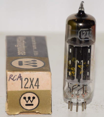 12X4 RCA branded Westinghouse NOS black plates