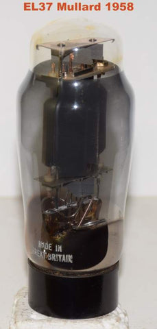 EL37 Mullard UK black plate used/75% 1958 (71ma)