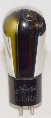 (!!) (Best Single) 26 Deforest Audion balloon tests like new 1920's (8.3ma, Gm=1300)