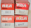 (!!!!) (Best Quad) 8417 RCA by Sylvania NOS 1970's (95.5, 96, 98, 99.6ma) (!!!!) (Best Quad) 8417 RCA by Sylvania NOS 1970's (95.5, 96, 98, 99.6ma)