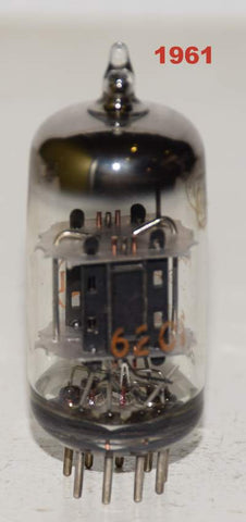 6201=12AT7WA RCA Black Plates