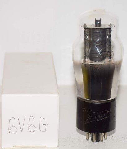 (!!!) 6V6G Zenith Sylvania engraved base used/good 1930's (39ma)