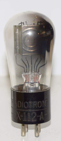 (!) UX-112A Radiotron Balloon engraved base used/good 1930 era (7.4ma)