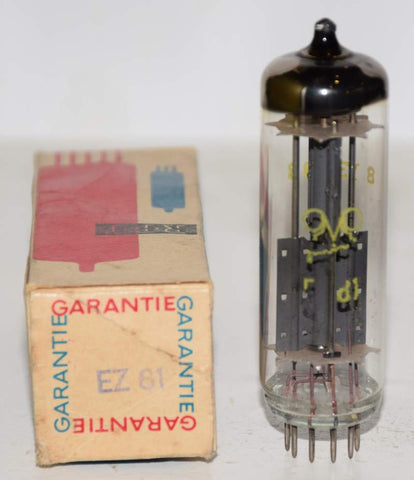 (!!!) (Recommended Single) EZ81=6CA4 RFT East Germany NOS 1970's faded printing (50/40 and 50/40)