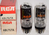 (!) (Recommended Pair) 6BL7GTA RCA coin-base NOS 1970's (33/35ma and 35/30ma) (!) (Recommended Pair) 6BL7GTA RCA coin-base NOS 1970's (33/35ma and 35/30ma)
