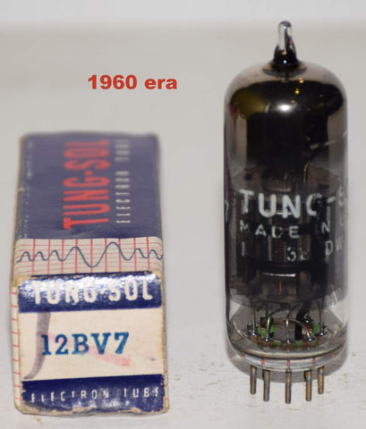 12BV7=12BY7A Tungsol NOS 1960 era (35ma)