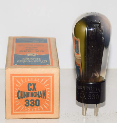 (!!!) (BEST SINGLE - RARE) CX-330 Cunningham balloon engraved base NOS 1920's (3.0ma)