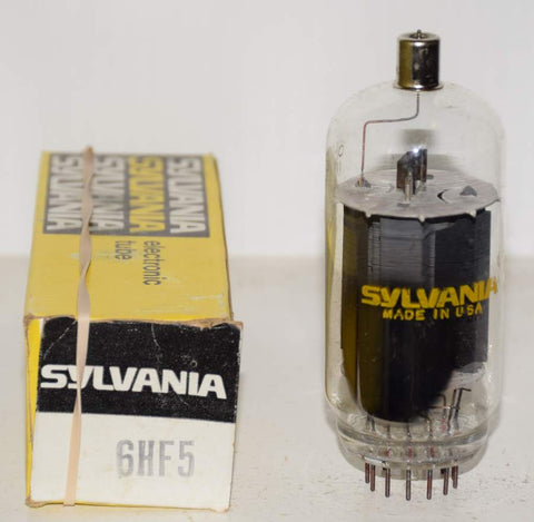(!) (BEST SINGLE) 6HF5 Sylvania NOS 1970 era (117.5ma)