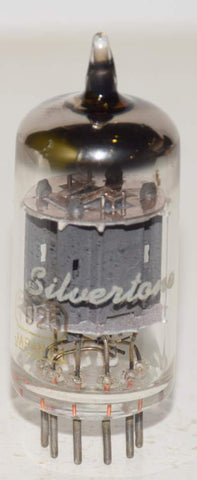 (!!!) (Best Value) 7025 Silvertone Hitachi Japan ribbed gray plates low hours/tests like new 1960's (Gm=1700/1800 and 1.2/1.4mA) (V1 guitar amp)