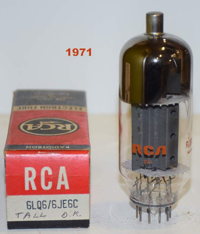 (!) (Best RCA Single) 6LQ6 RCA NOS 1971 (95ma)