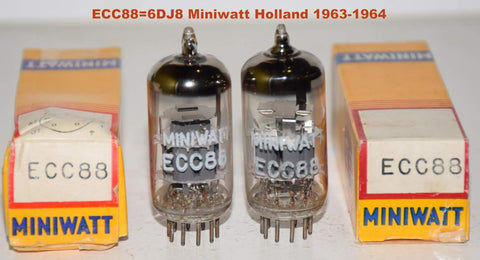 (READ REVIEW) 6DJ8=ECC88 Philips Miniwatt Holland