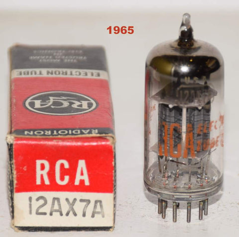(!!!) (Best Value) 12AX7A RCA gray ribbed plates