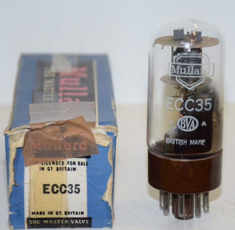 (!!!!) (Best Single #1) ECC35=6SL7GT Mullard brown base