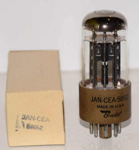 (!!!!) (Best Single) JAN-CEA-5852=6X5GT Bendix NOS 1953 (64/40 and 66/40) (Best Audio Grade 6X5GT)