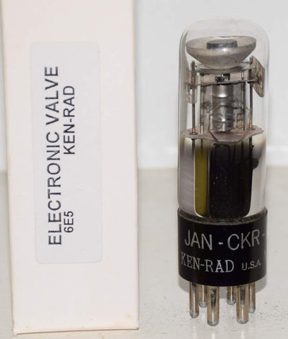 (!!) (Recommended) JAN-CKR-6E5 Ken Rad NOS 1940's in white boxes (3 in stock)
