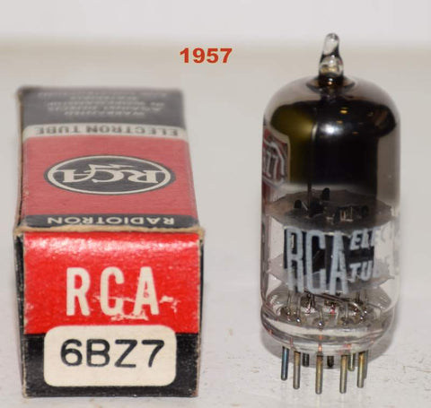 (!!!) (Recommended Single) 6BZ7 RCA black plates