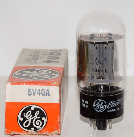 (!!) (Recommended Single) 5V4GA GE NOS 1962 (60/40 and 61/40)