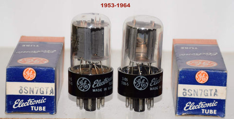 (!!!!) (Best Value Pair) 6SN7GTA GE