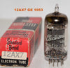 (!!!) (Best Single 1953) 12AX7 GE gray ribbed plates (!!!) (Best Single 1953) 12AX7 GE gray ribbed plates