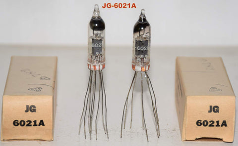 (!!!) (Best Pair #2) JG-6021A GE NOS 1956-1957