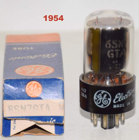 (!!!!) (Good Value Single) 6SN7GTA GE