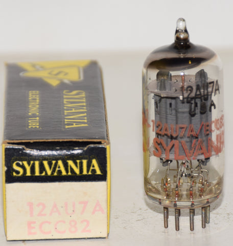 (!!!!) (Best Value Single) 12AU7A Sylvania low hours like new 1960's (8.8/8.4ma)