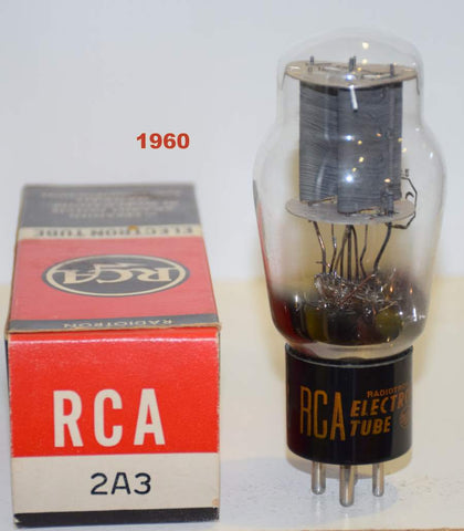 (!!!!) (Recommended Single) 2A3 RCA gray plates NOS 1960 (104ma)