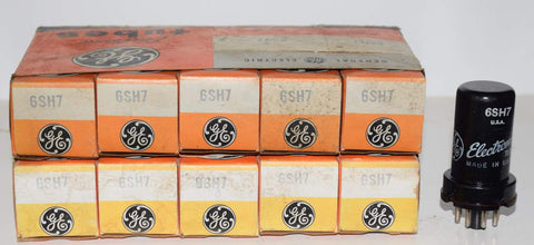 (!!) (1 set of 10) 6SH7 GE metal can NOS (10 tubes for $34.99)