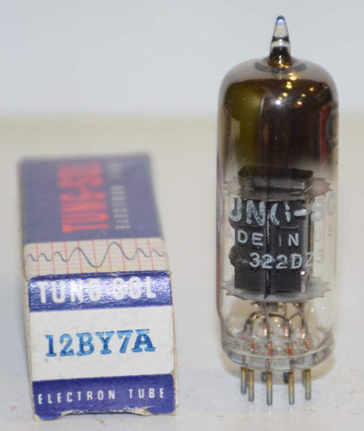 (!) (Recommended Single) 12BY7A Tungsol NOS 1960 era (21ma)