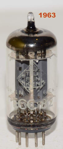 (!!!) (Best Value Single) 12AU7=ECC82 Telefunken smooth plates like new 1963 (10/8.4ma)