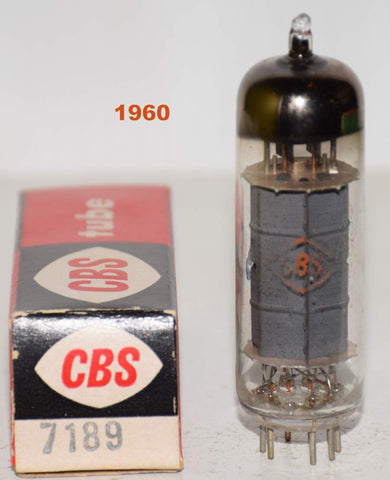 7189 CBS gray plate NOS 1960 (47ma)
