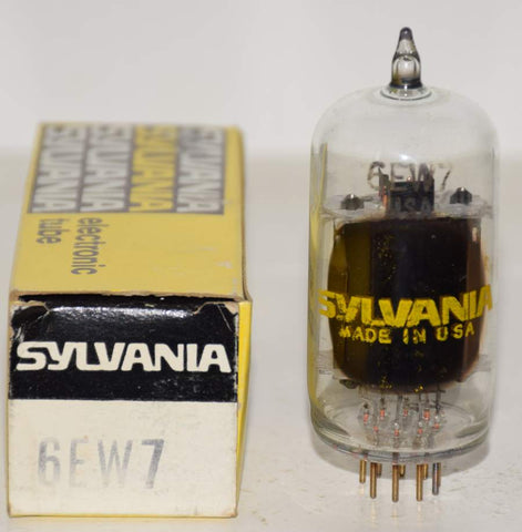 (!!) (Best Single #3) 6EW7 Sylvania BIG BOTTLE NOS 1960's (3.8/49ma)