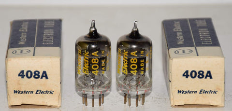 (!!!!) (BEST PAIR) 408A Western Electric NOS