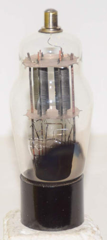 (!!!!) (RCA Single) 6F8G RCA round black plates tests like new 1940-1945 no printing (9.6/9.8ma) (1st series made)