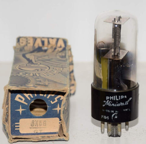 (!!!!) (Best Value Single) 6X5GT Philips Miniwatt Australia NOS 1940's (48/40 and 50/40)