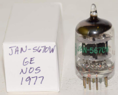 (!!) (Single) JAN-5670W GE NOS 1977 (9.8/9.0ma)