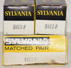 (!!!!) (IBest Overall Pair) 8417-P Sylvania NOS same build 1960's (92ma and 92.5ma) (Factory Matched Pair) (!!!!) (IBest Overall Pair) 8417-P Sylvania NOS same build 1960's (92ma and 92.5ma) (Factory Matched Pair)