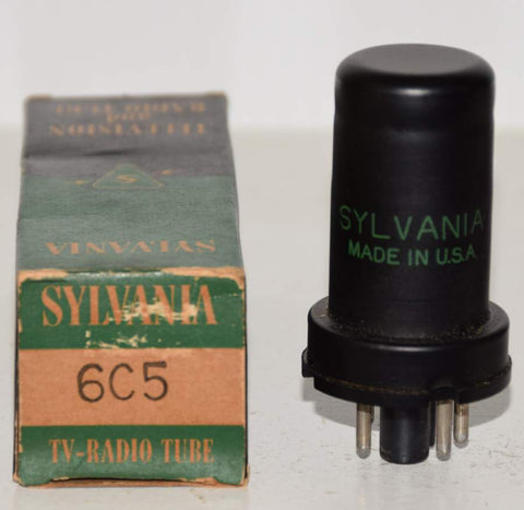 6C5 Sylvania NOS 1940's (8.6ma)
