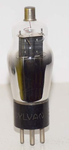 75=VT-75 Sylvania Dual-Diode Triode used/good glass chip inside tube 1930's (26/19)